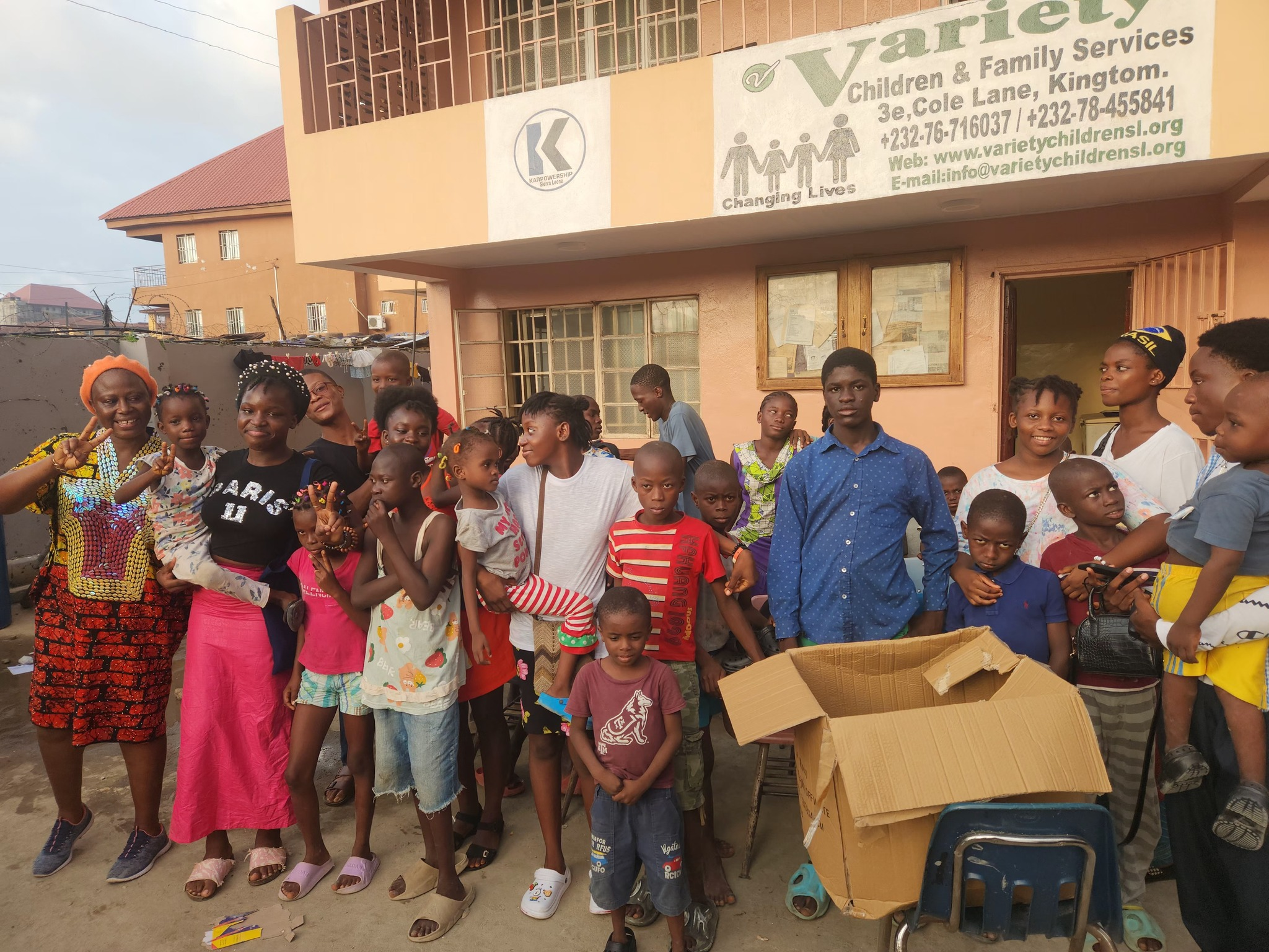 MoWSuD-SL donate Crocs sandals and other essential items to Variety Children’s Home